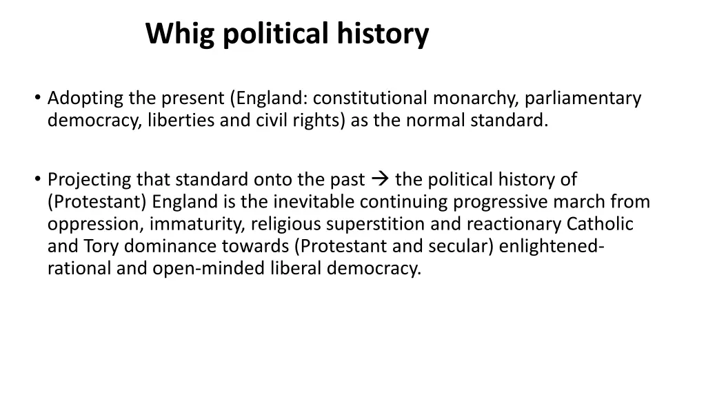 whig political history