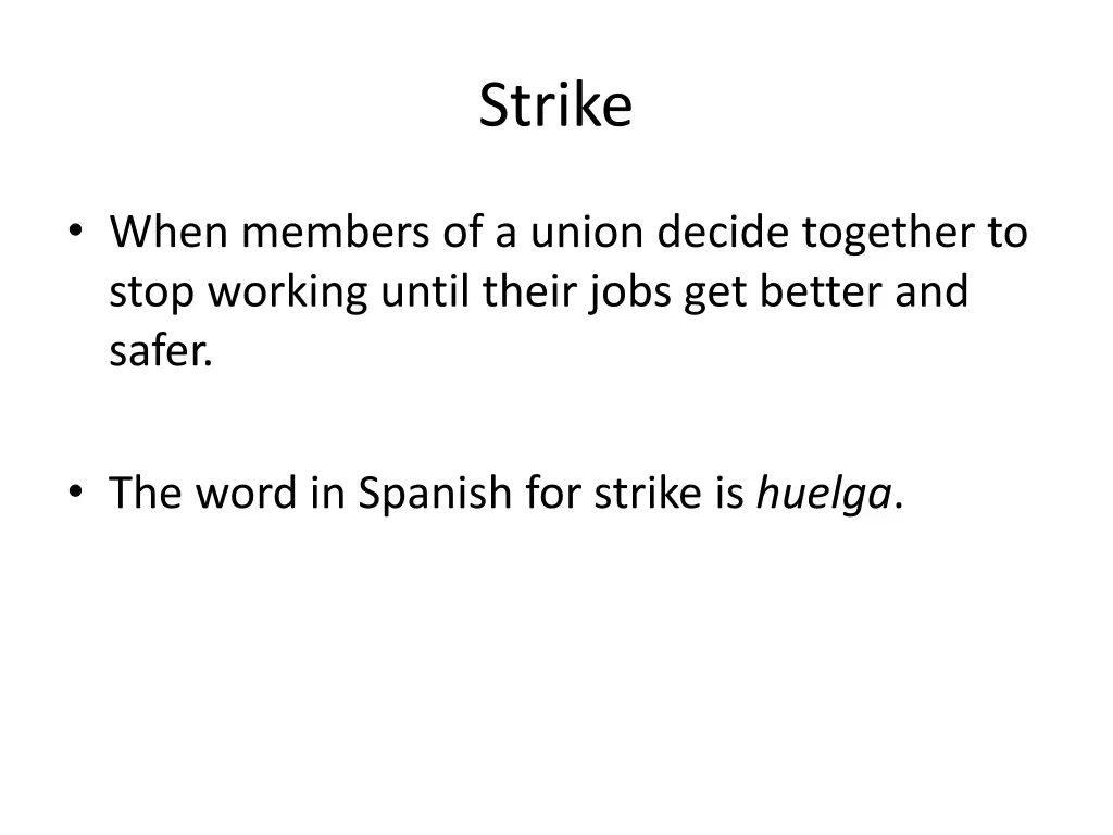 strike