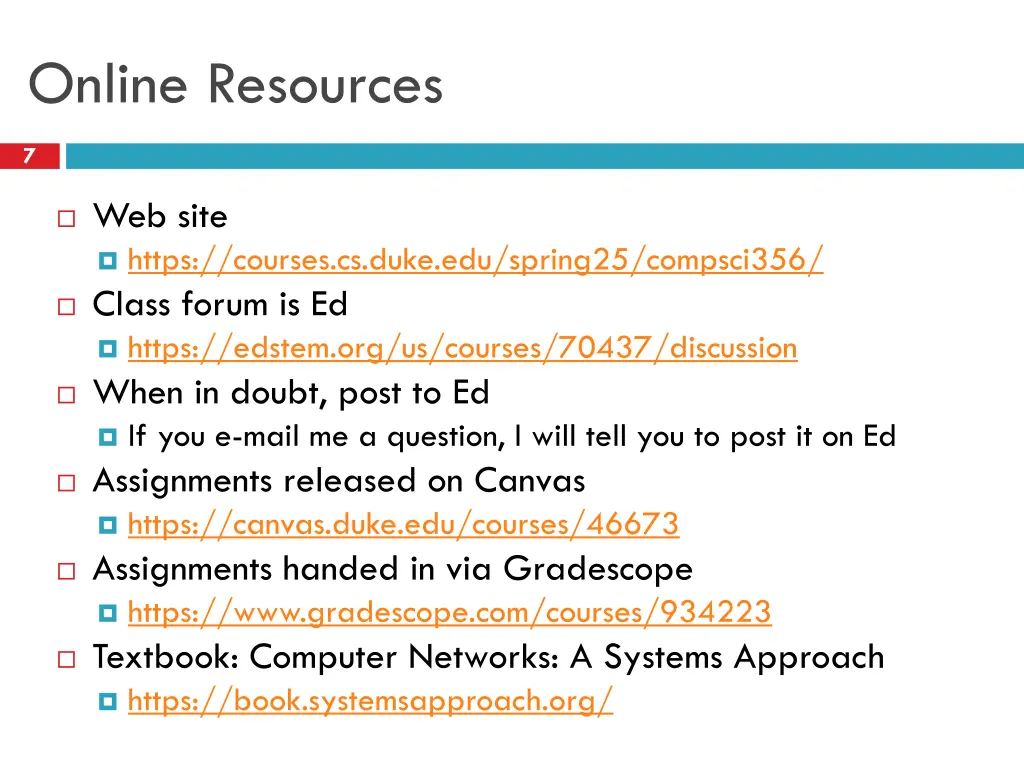 online resources
