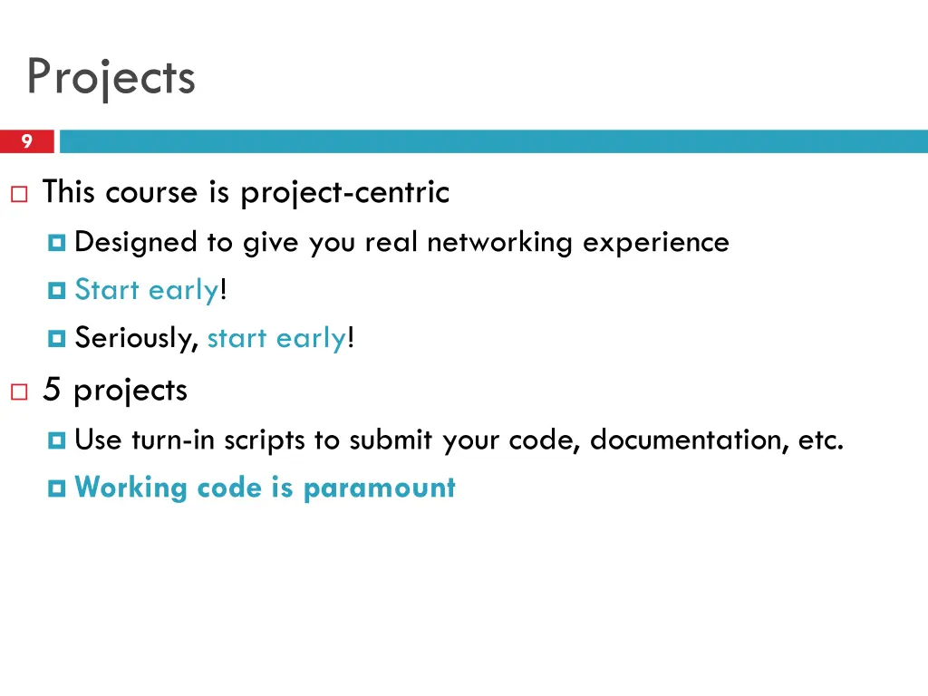 projects