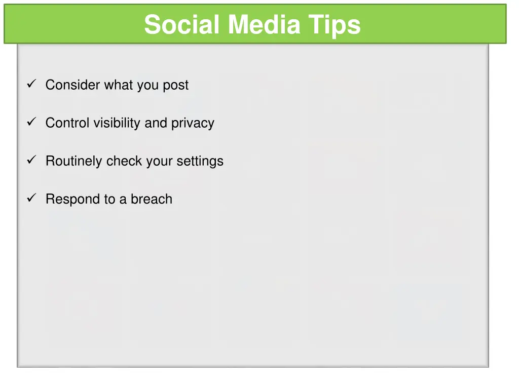 social media tips