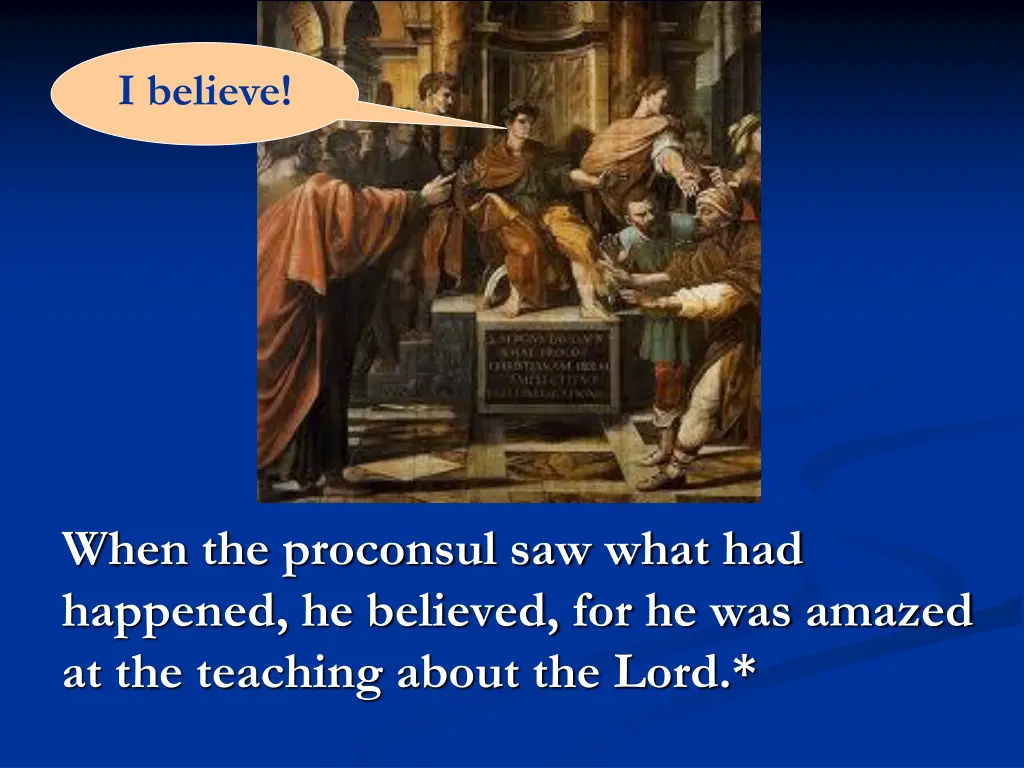 i believe