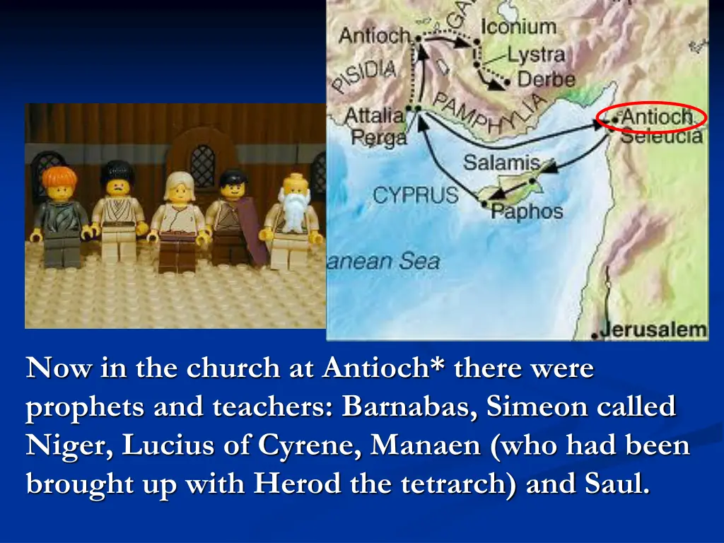 now in the church at antioch there were prophets