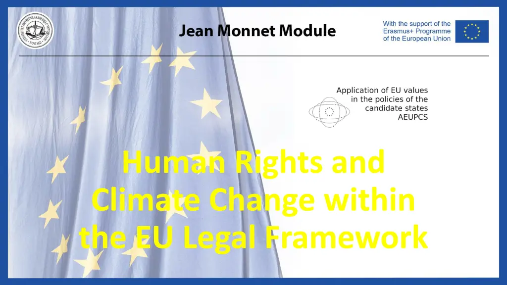 human rights and climate change within