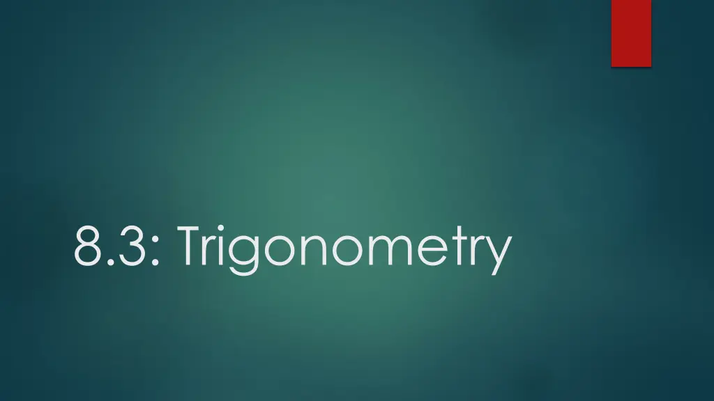 8 3 trigonometry