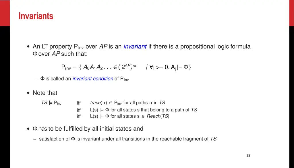 invariants 1