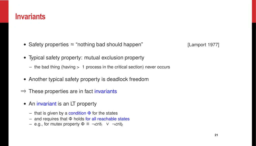 invariants
