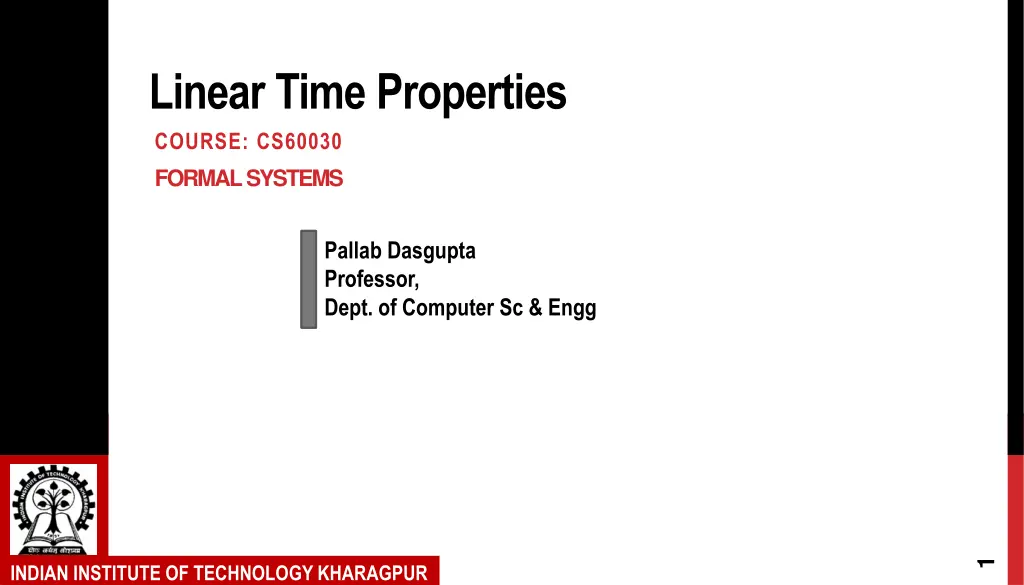 linear time properties course cs60030 formal