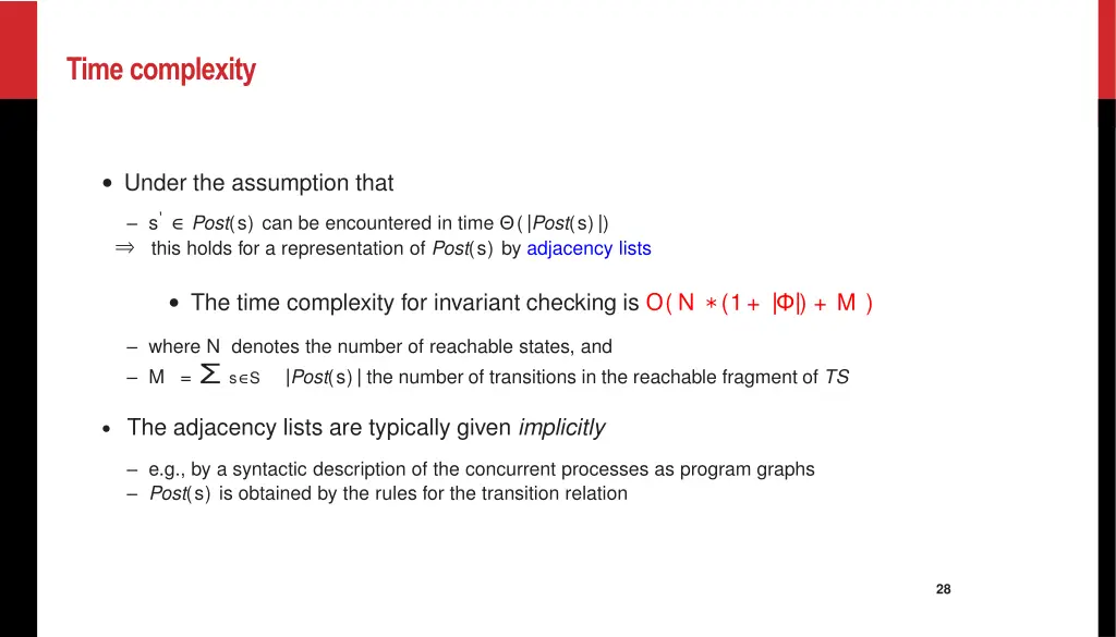 time complexity