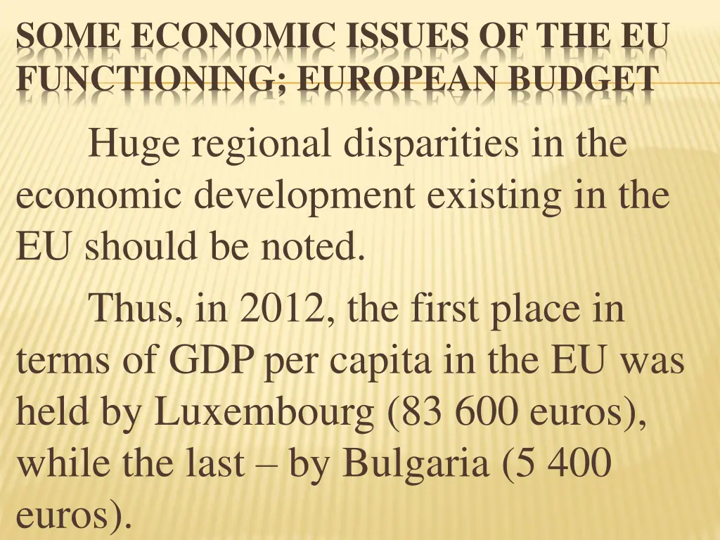 some economic issues of the eu functioning 4