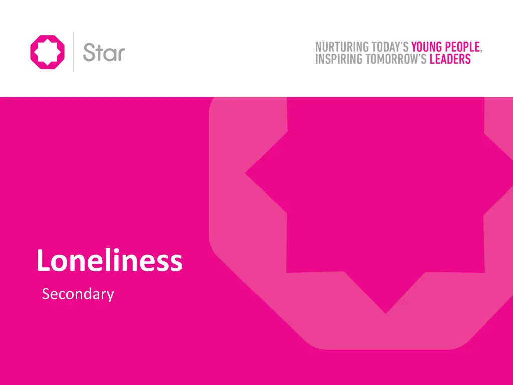 loneliness secondary