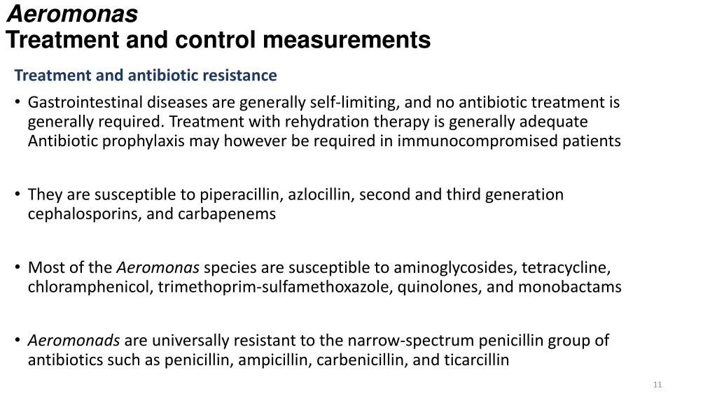 aeromonas treatment and control measurements 1