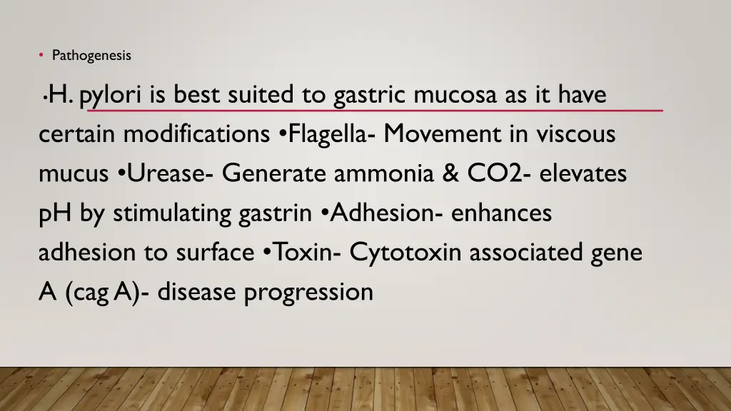 pathogenesis