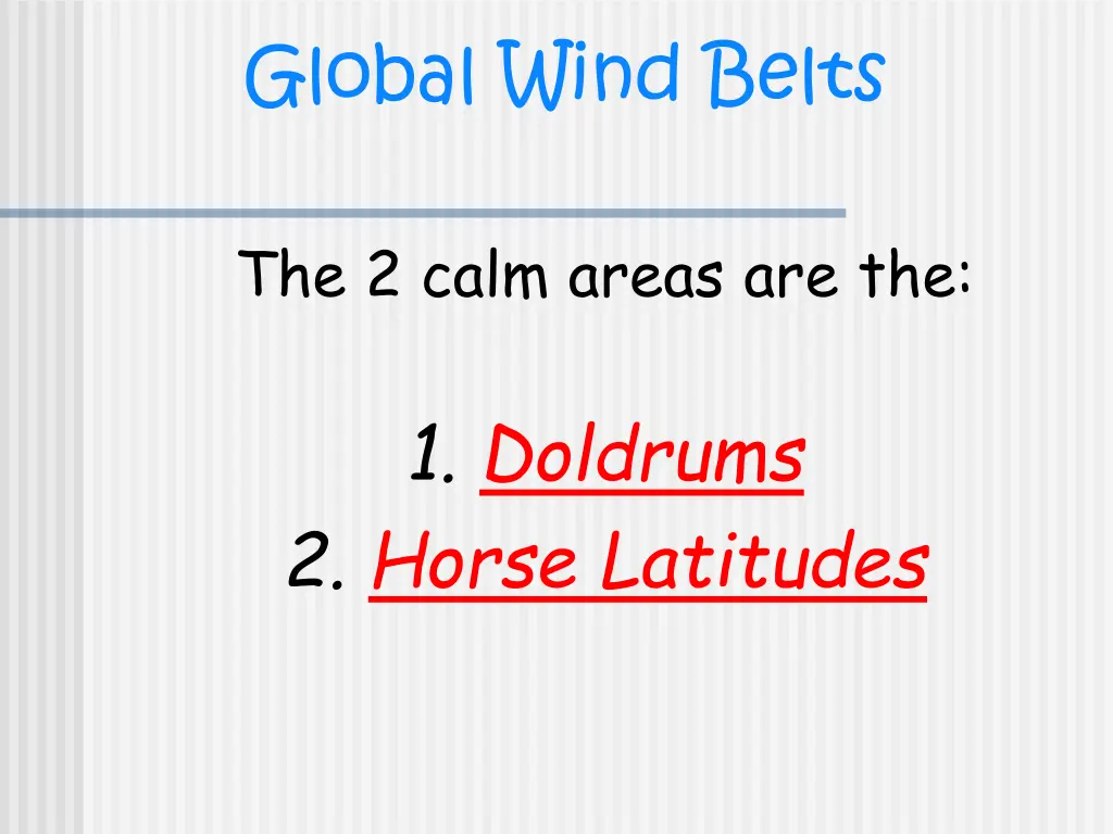 global wind belts 1