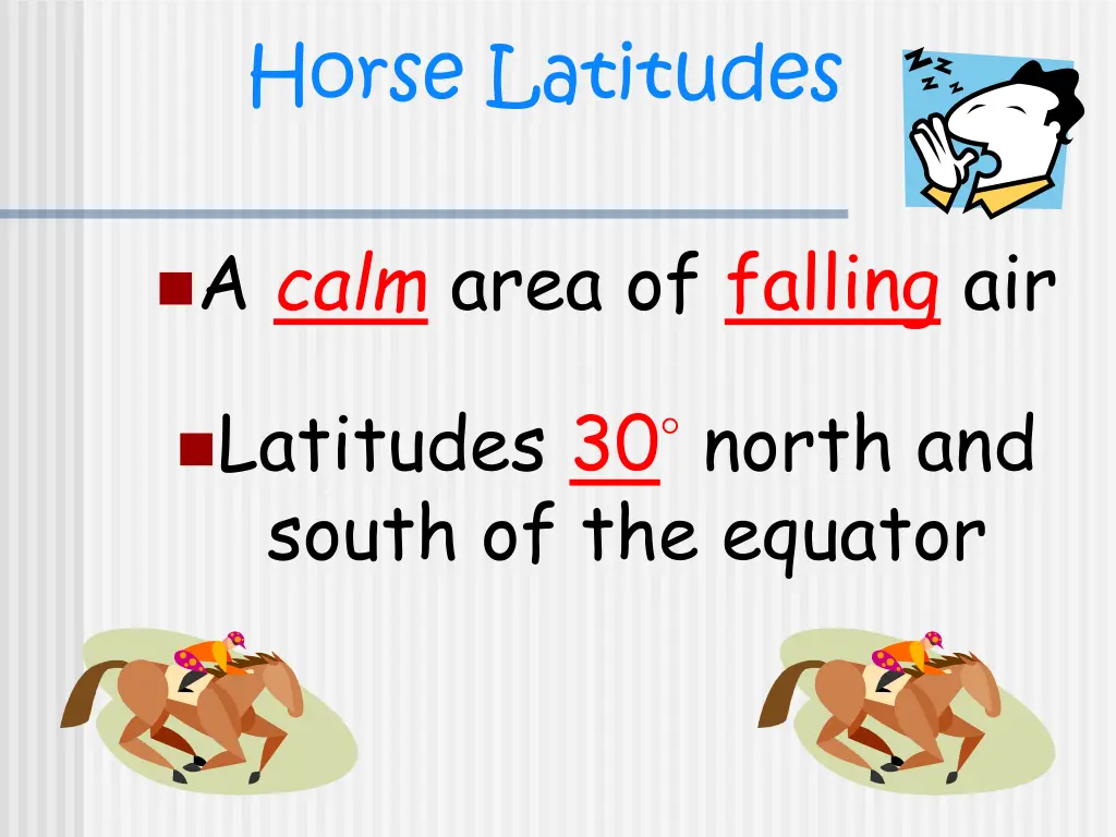 horse latitudes