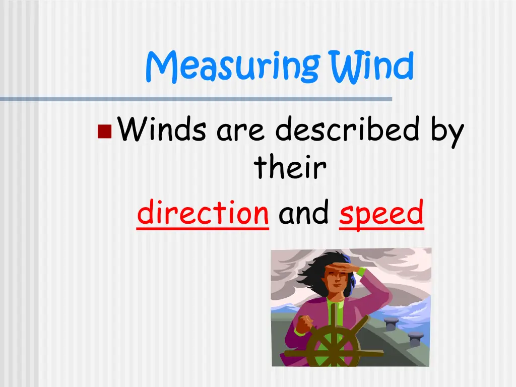 measuring wind measuring wind