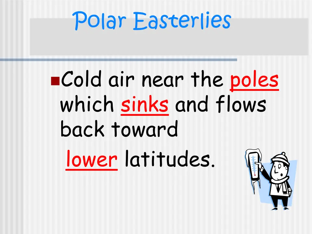 polar easterlies