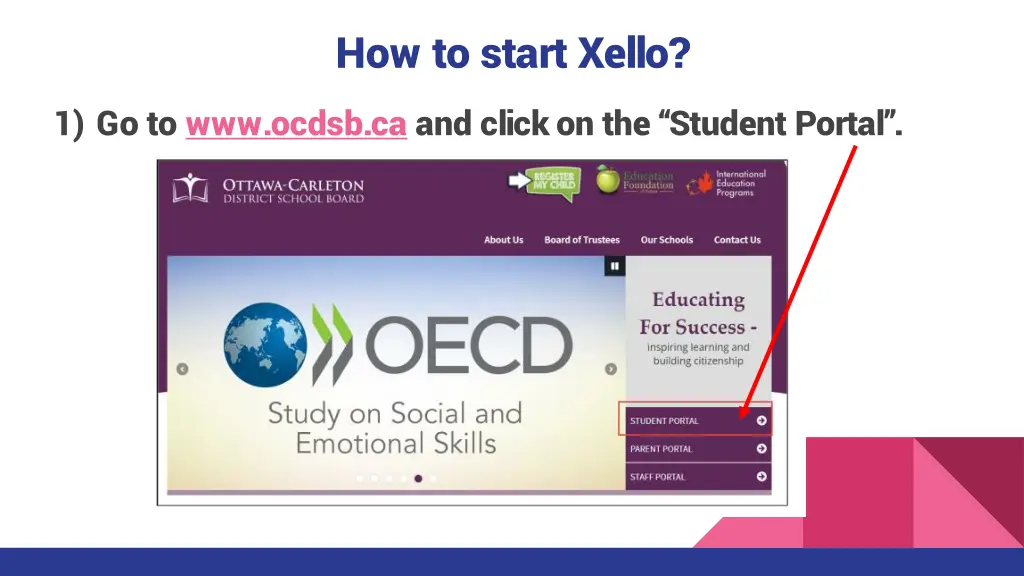 how to start xello
