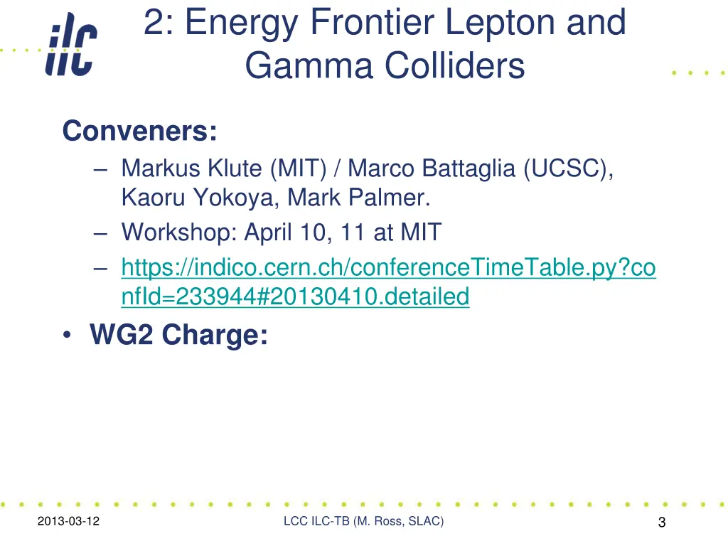 2 energy frontier lepton and gamma colliders