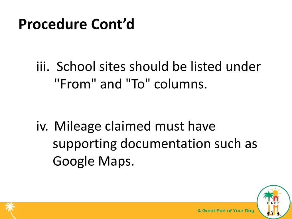 procedure cont d 2
