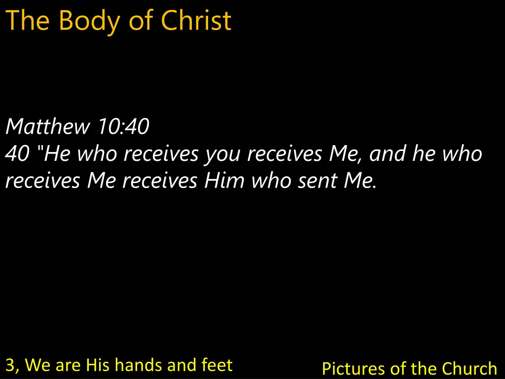 the body of christ 14