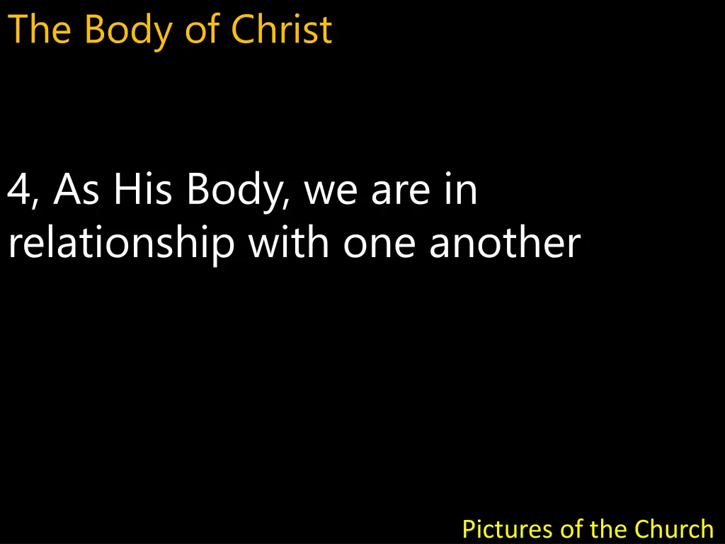 the body of christ 16