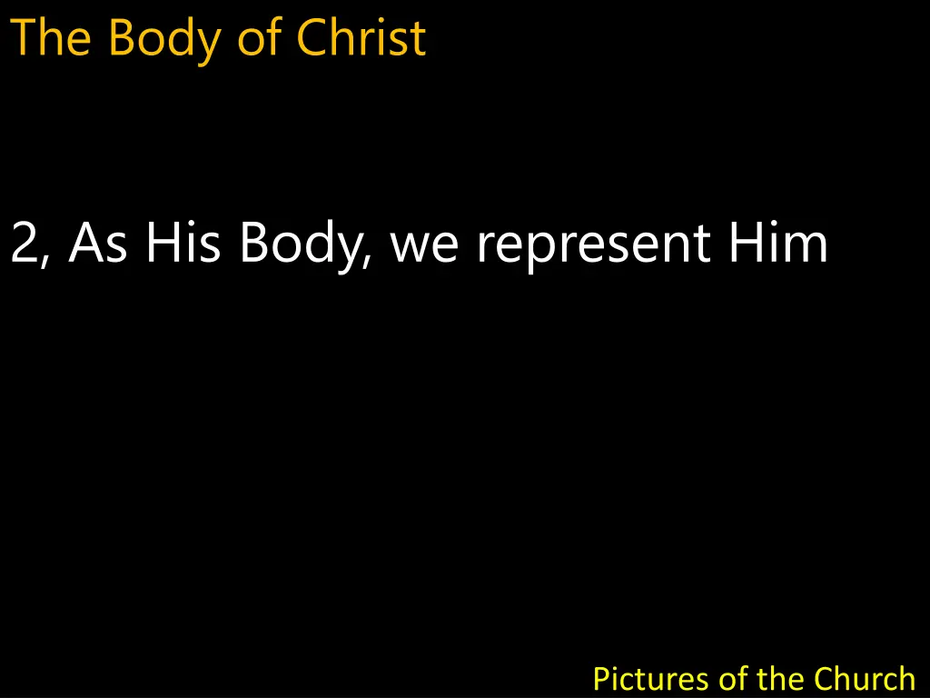 the body of christ 4