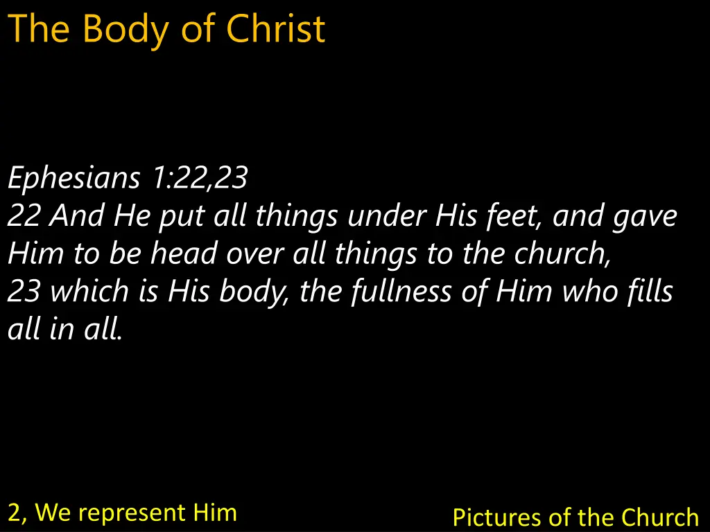 the body of christ 5