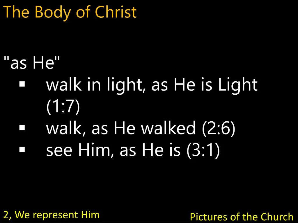the body of christ 8