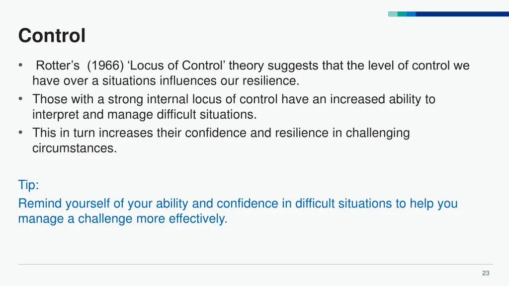 control