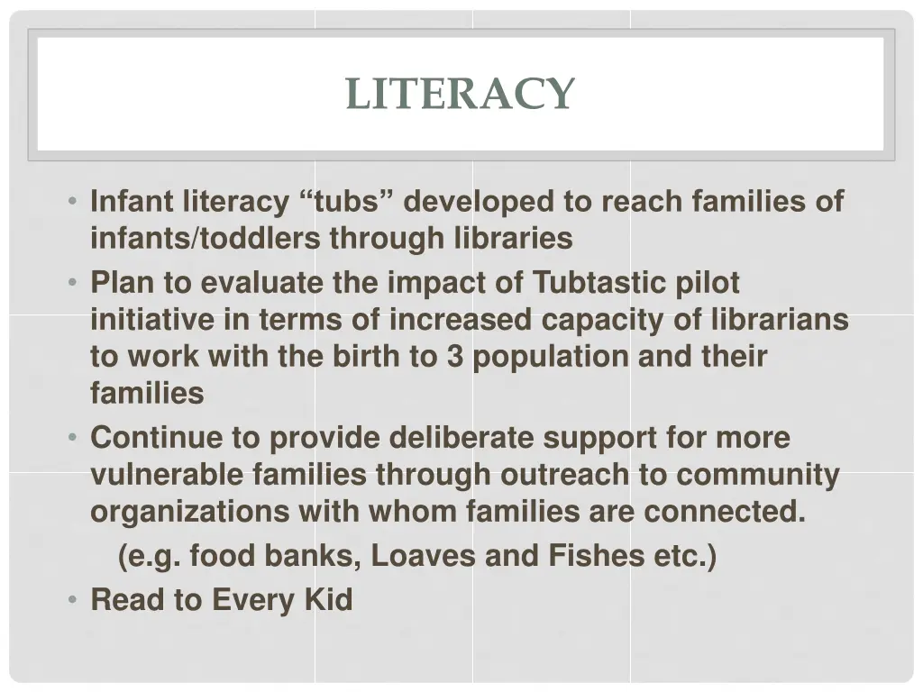 literacy