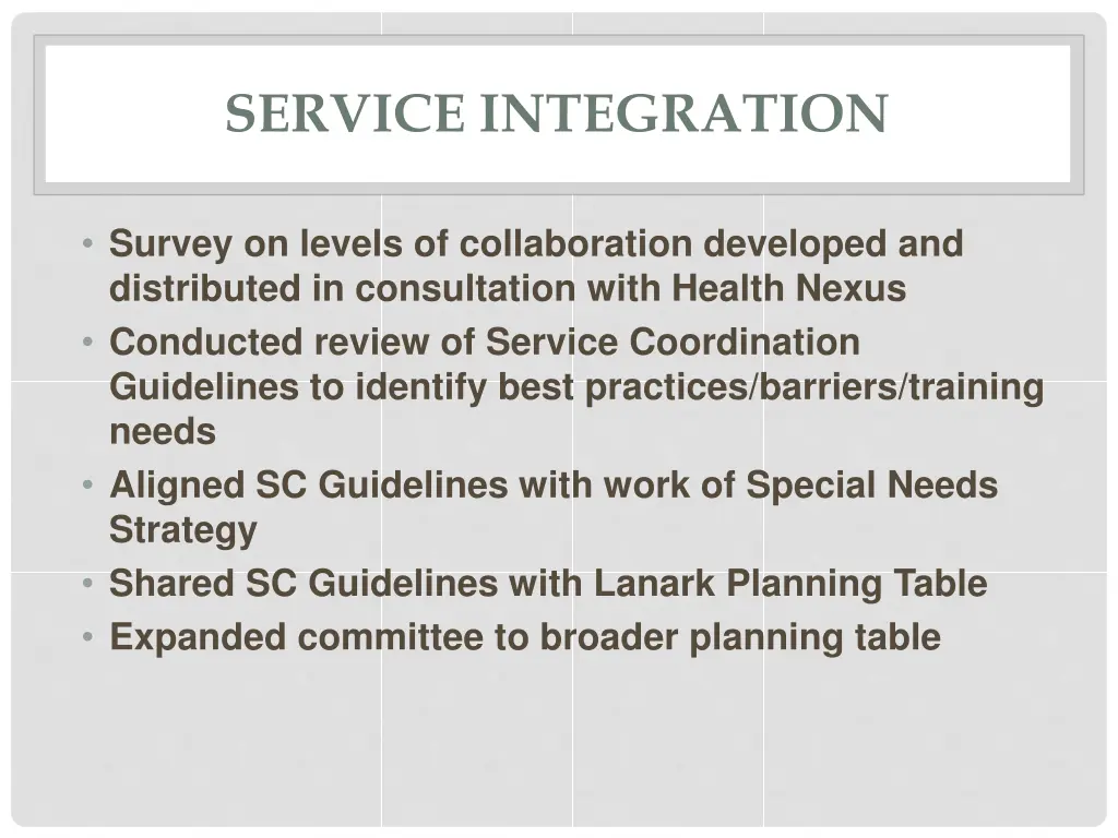 service integration