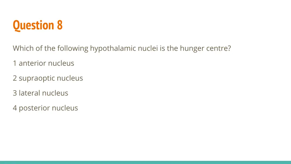 question 8