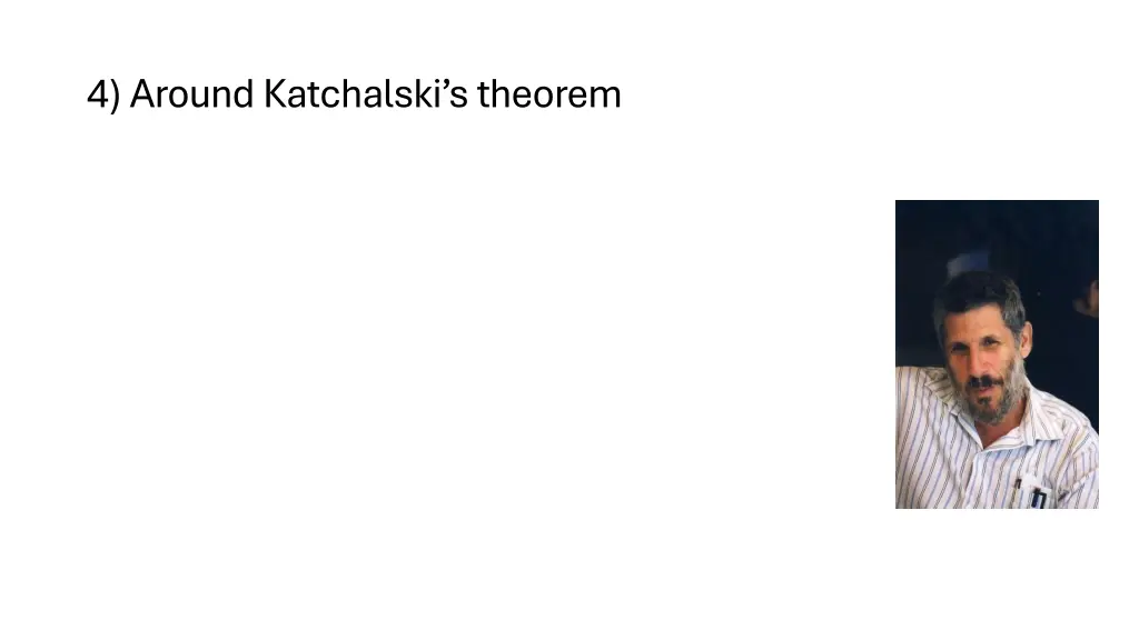 4 around katchalski s theorem