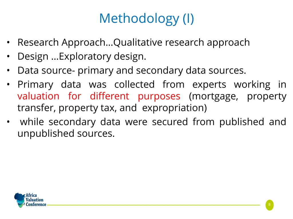 methodology i