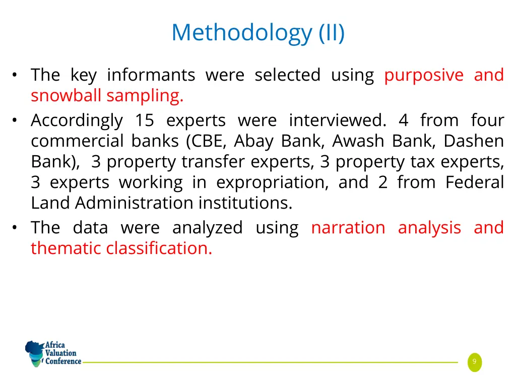 methodology ii