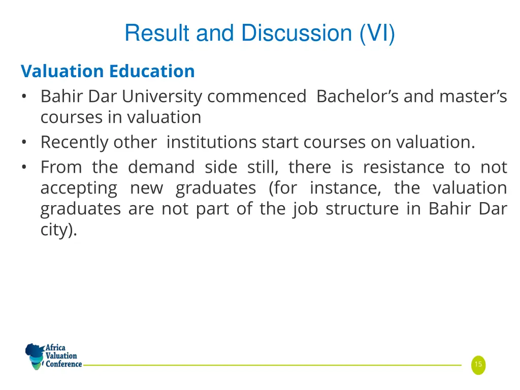 result and discussion vi