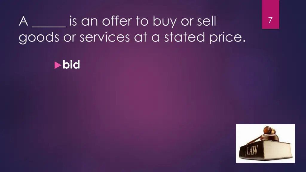 a is an offer to buy or sell goods or services