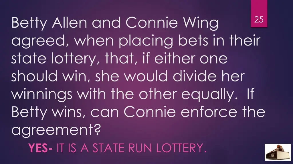 betty allen and connie wing agreed when placing