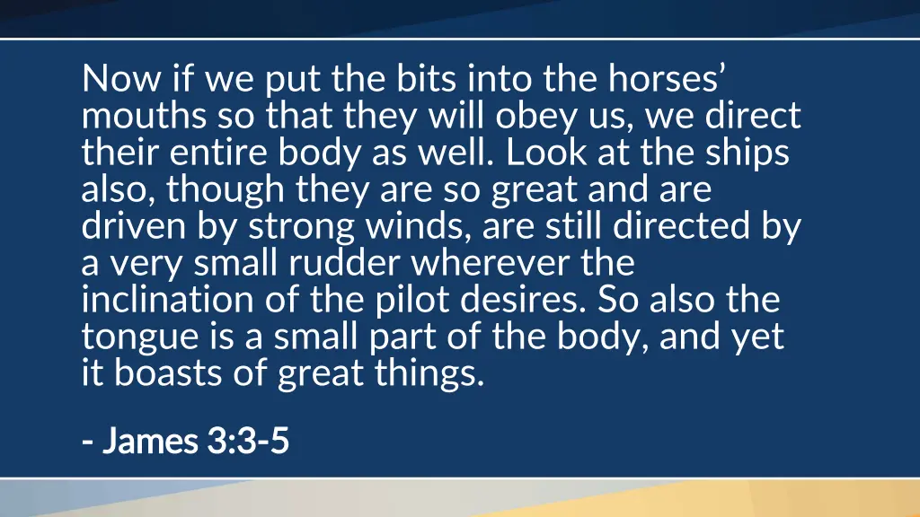 now if we put the bits into the horses mouths