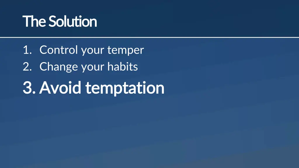 the solution the solution 2