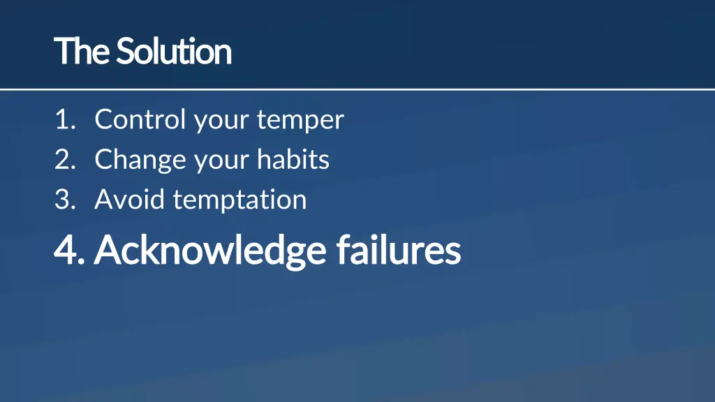 the solution the solution 3