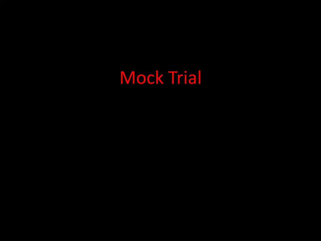 mock trial