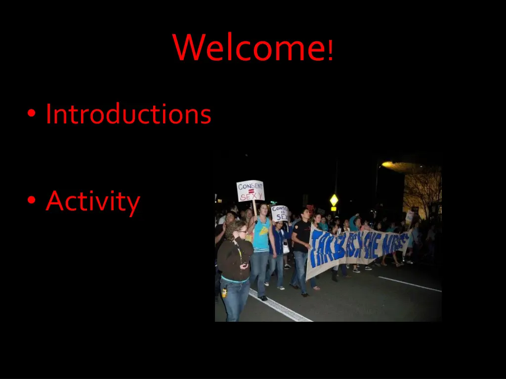 welcome