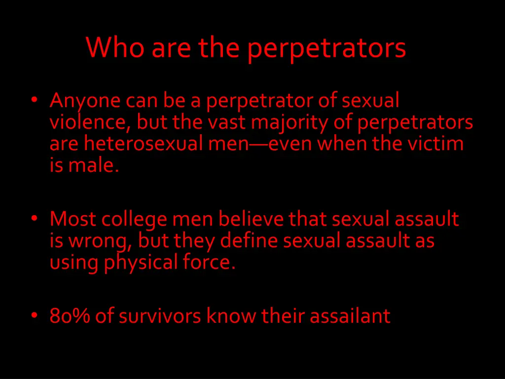who are the perpetrators
