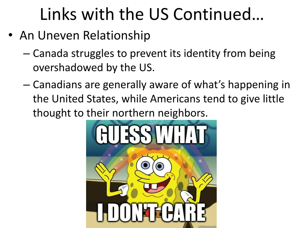 links with the us continued an uneven