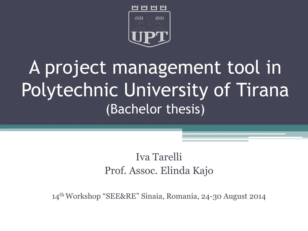 a project management tool in polytechnic