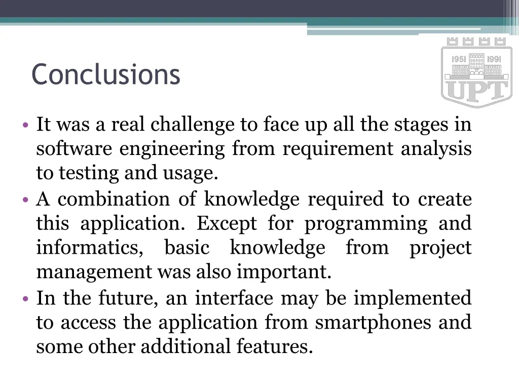 conclusions