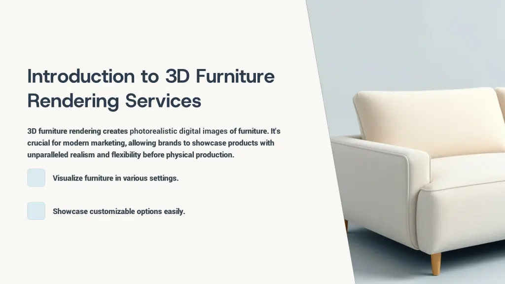 introduction to 3d furniture rendering services