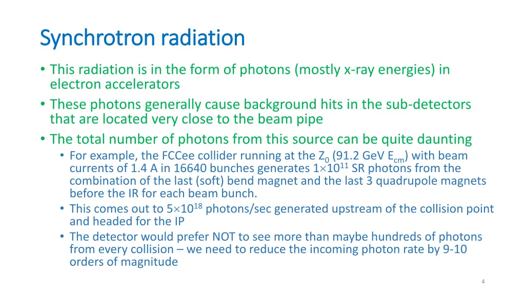 synchrotron radiation synchrotron radiation